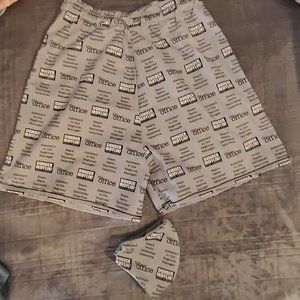 Mask and Lounge Shorts